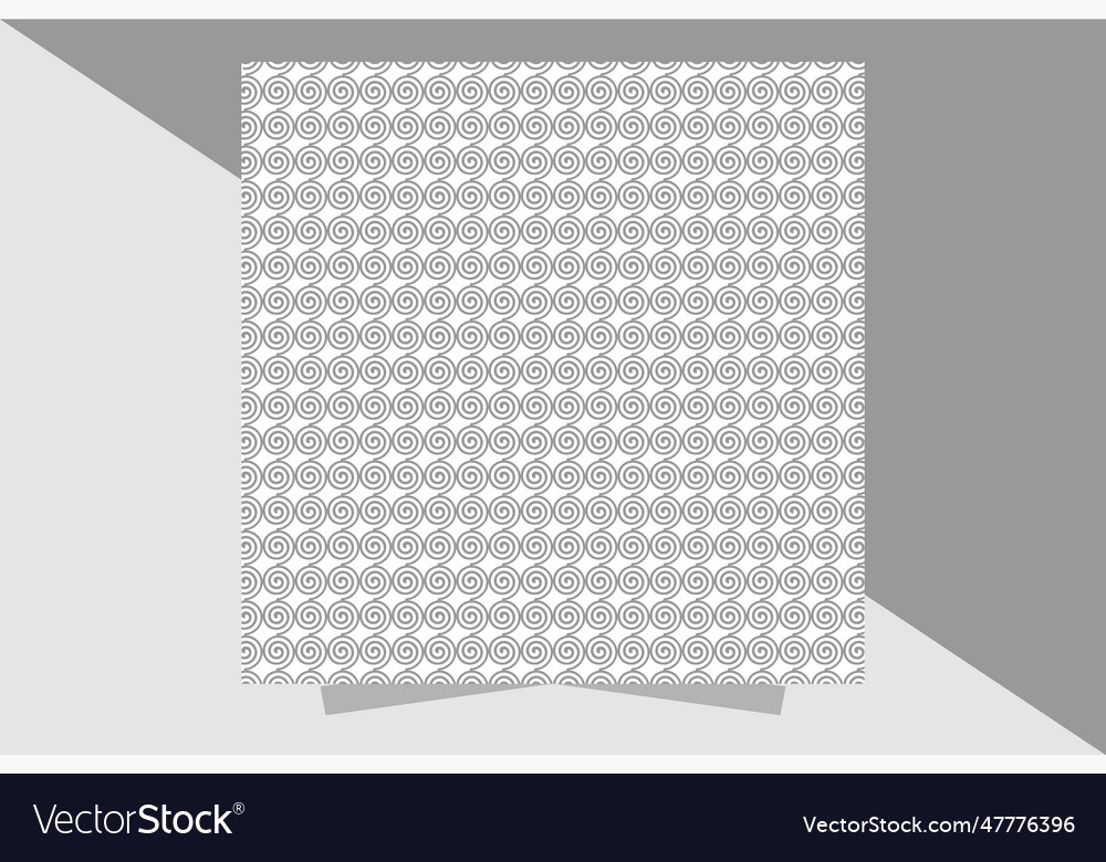 Abstract pattern template design
