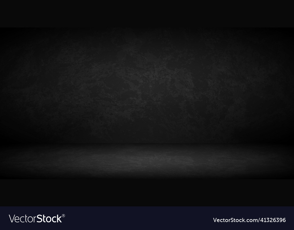 Black wall in dark studio web background template