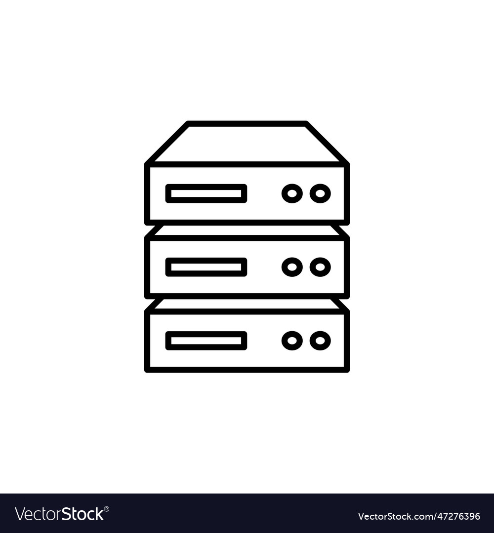 Database icon Vector Image Database icon