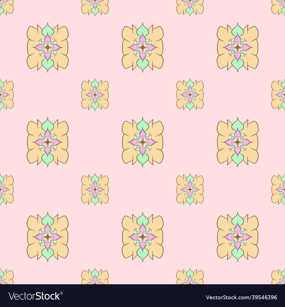 Fabric repeat pattern seamless patterns vector image Fabric repeat pattern seamless patterns