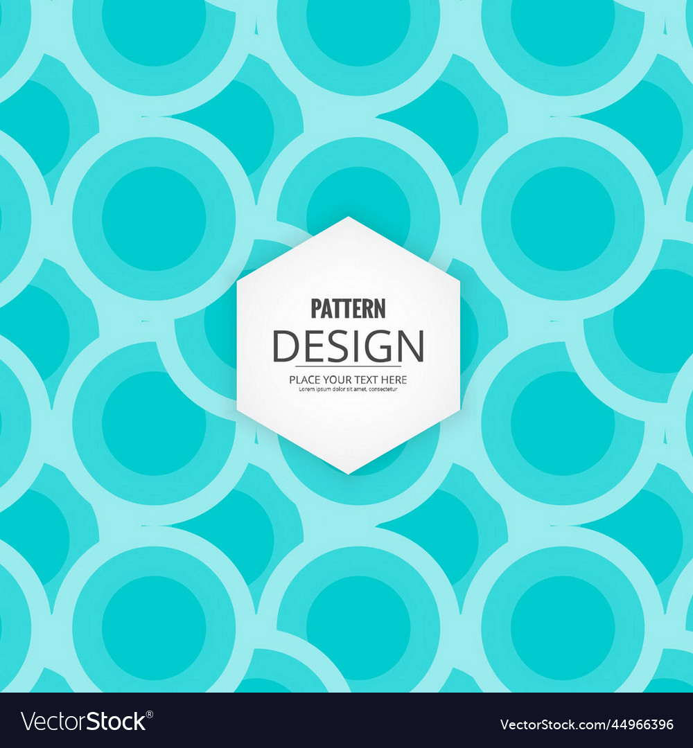 Modern blue background with circles design Vector Image