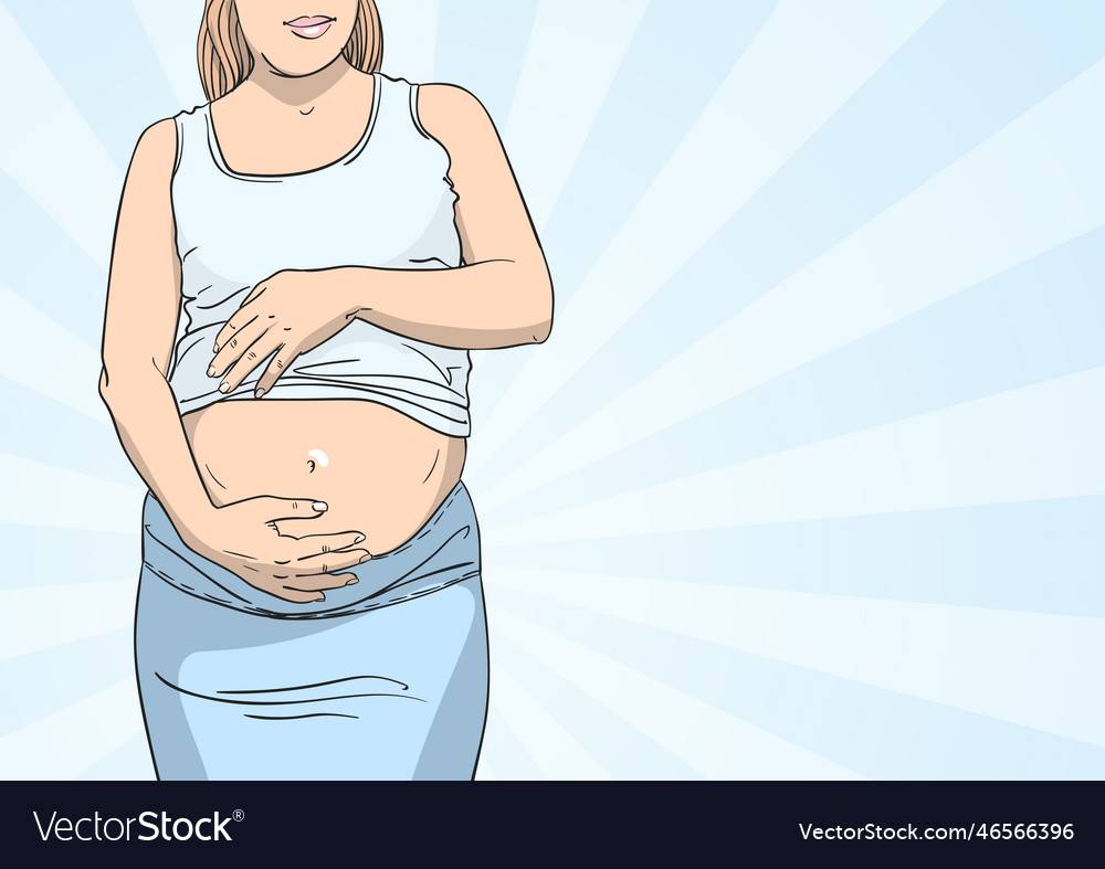 Pregnant Royalty Free Vector Image - VectorStock