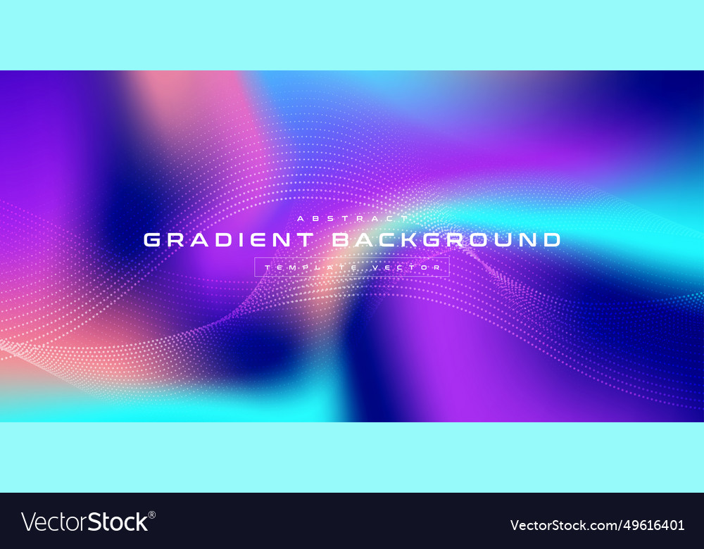Abstract blurred colorful mesh gradient background vector image Abstract blurred colorful mesh gradient background