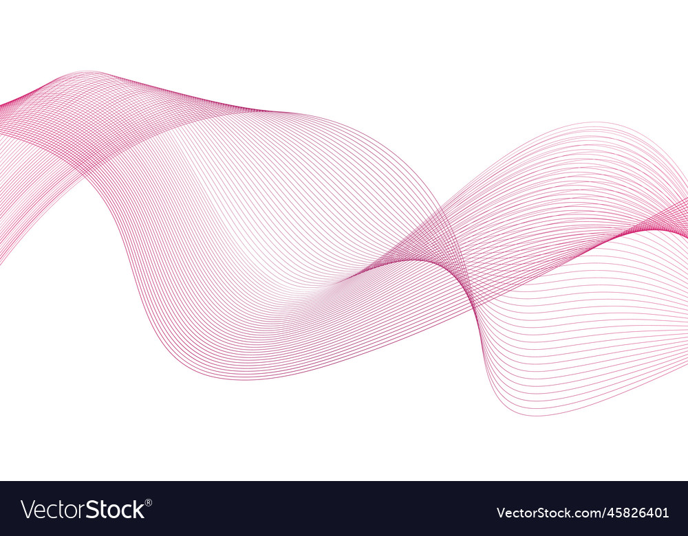 Abstract colorful wave element for design vector image Abstract colorful wave element for design