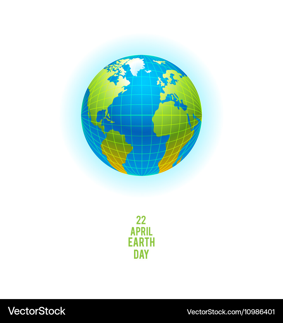 Earth globe Royalty Free Vector Image - VectorStock