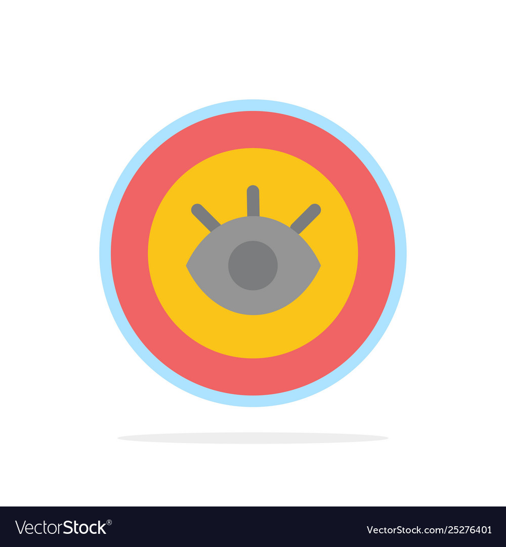 Eye service support technical abstract circle
