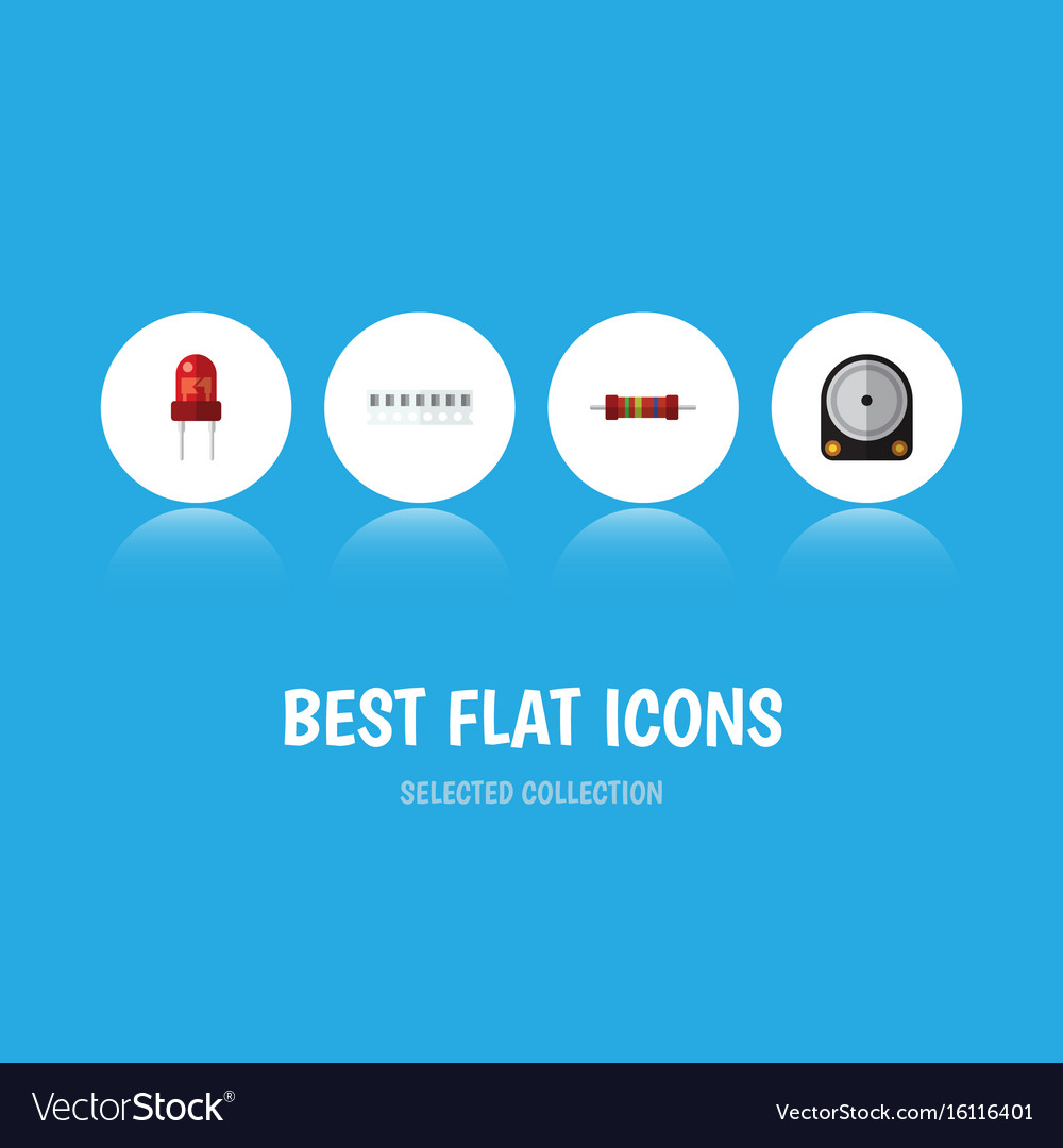 Flat icon appliance set of hdd memory recipient
