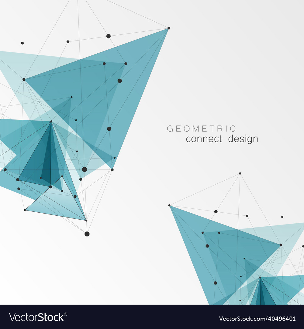 Geometric triangle background triangles