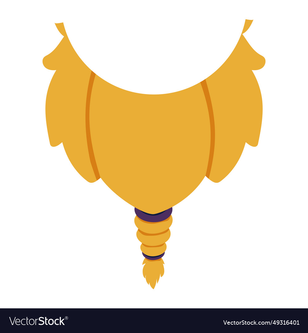 Isolated colored viking beard style icon