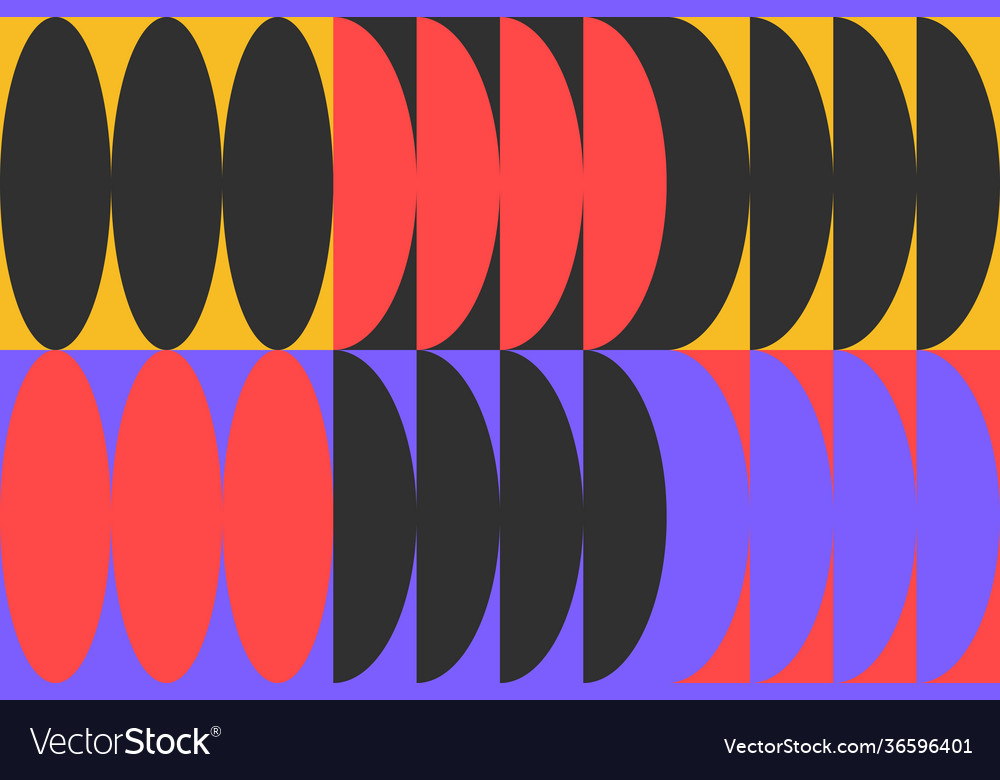 Minimal geometric pattern design vector image Minimal geometric pattern design