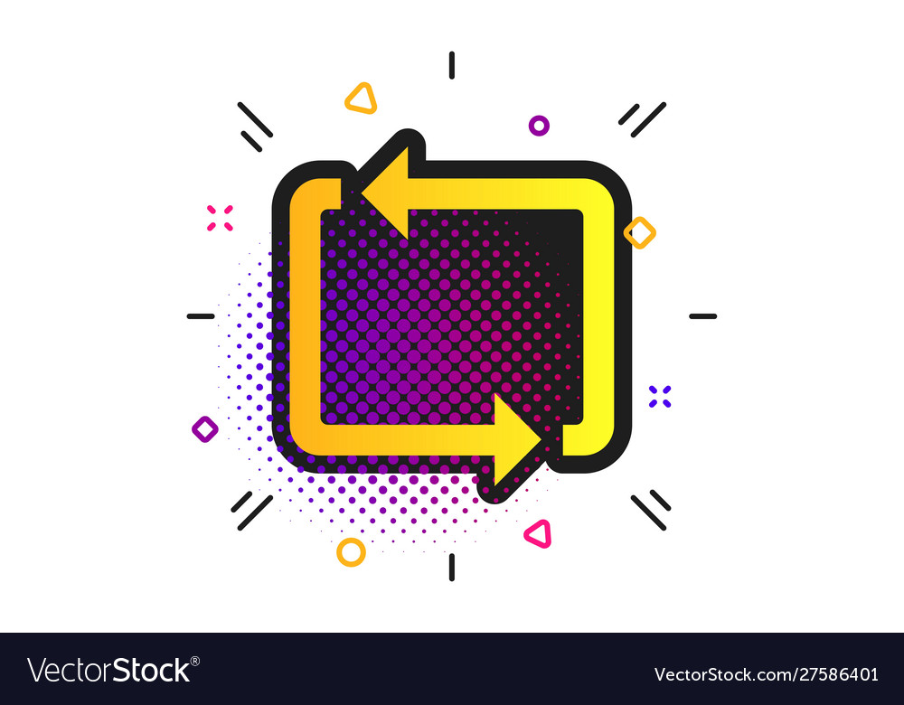 Repeat icon loop symbol refresh sign