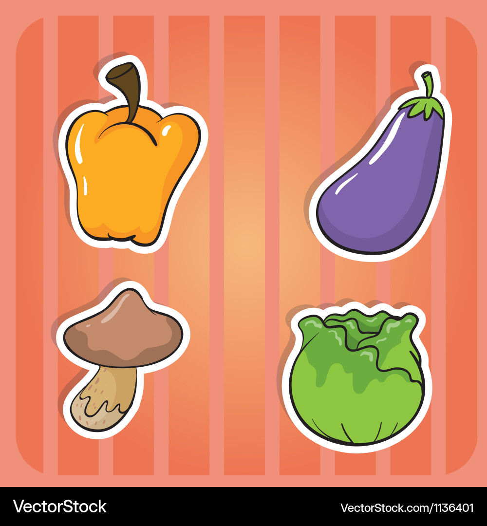 Vegetables Royalty Free Vector Image - VectorStock