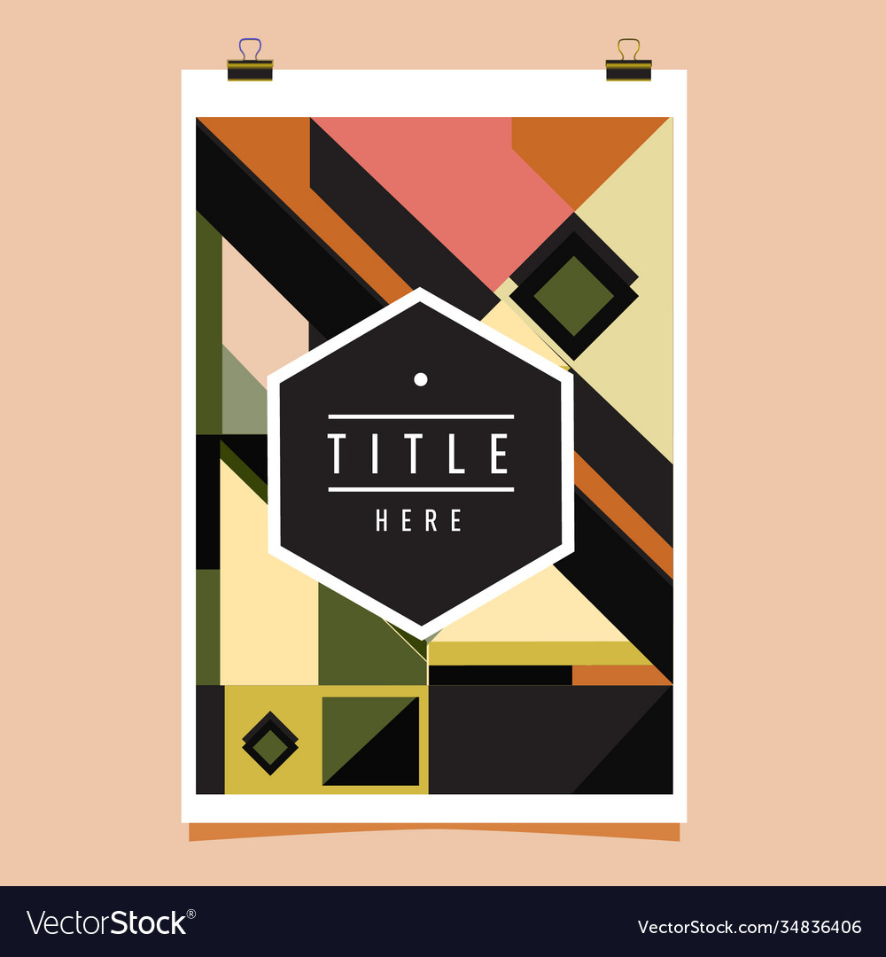 Abstract colorful geometric pattern background