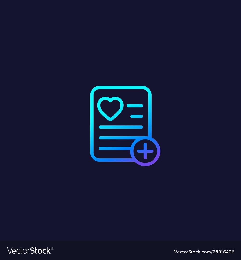 Add to wish list icon linear