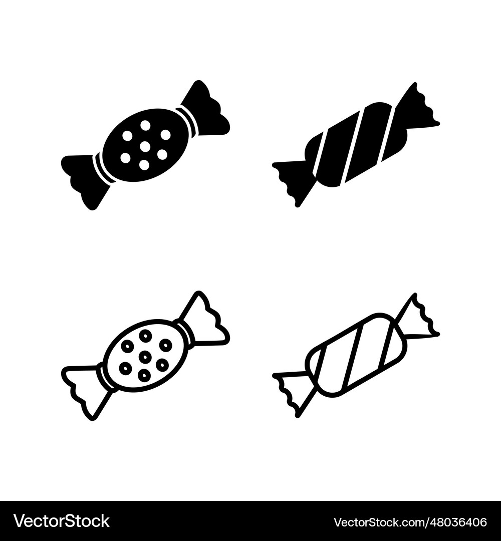 Candy icon candy icon Royalty Free Vector Image