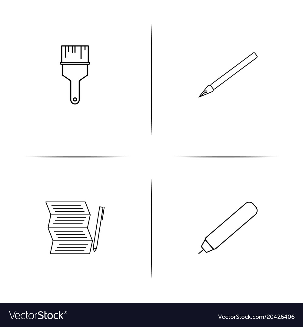 Creative process and design simple linear icon