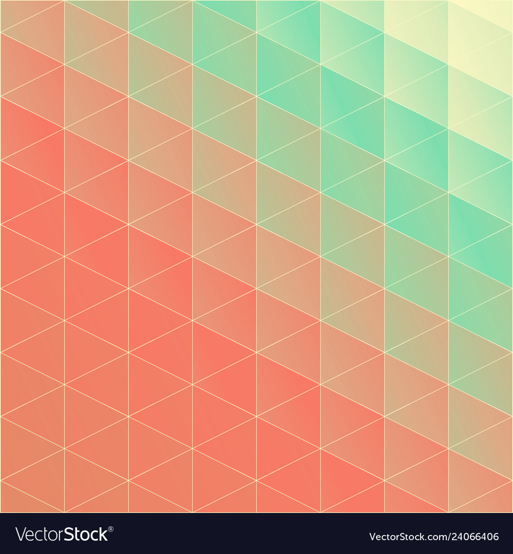 Elegant pattern of colorful gradient triangles vector image Elegant pattern of colorful gradient triangles