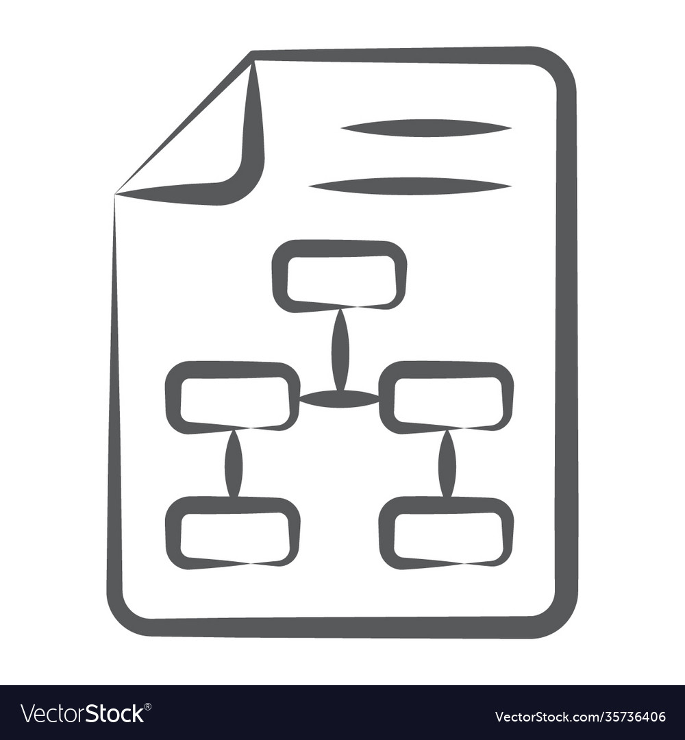 Flowchart Royalty Free Vector Image - VectorStock