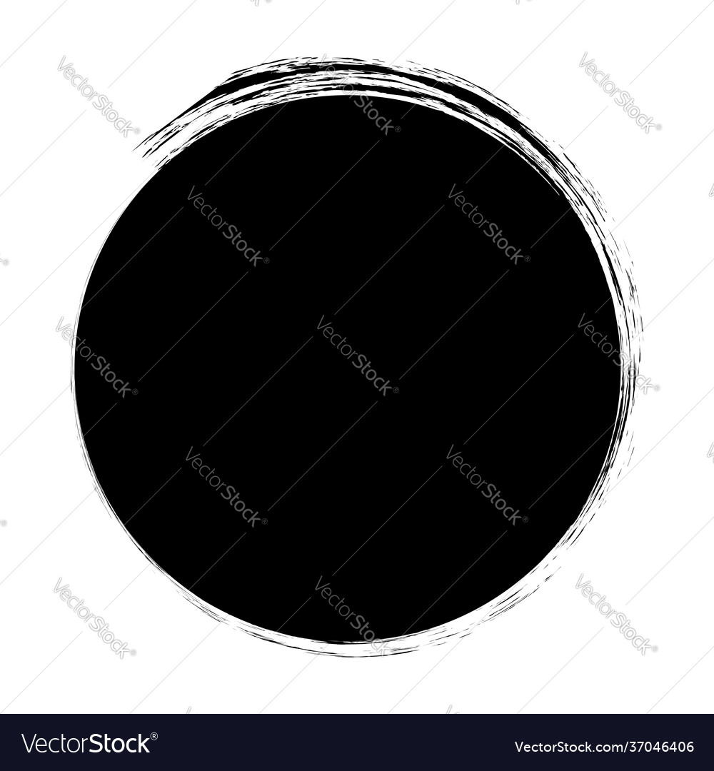 Grungy circle blob blotch
