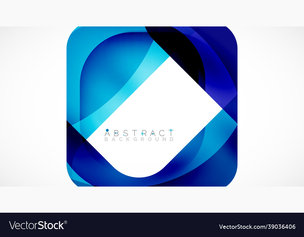 Minimal background abstract square shape vector image Minimal background abstract square shape