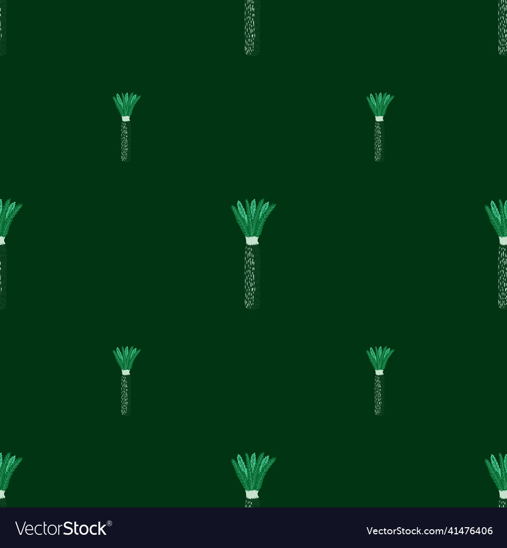 Palm tree seamless pattern background of tropical vector image Palm tree seamless pattern background of tropical