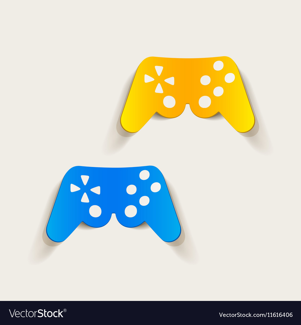 Realistic design element joystick
