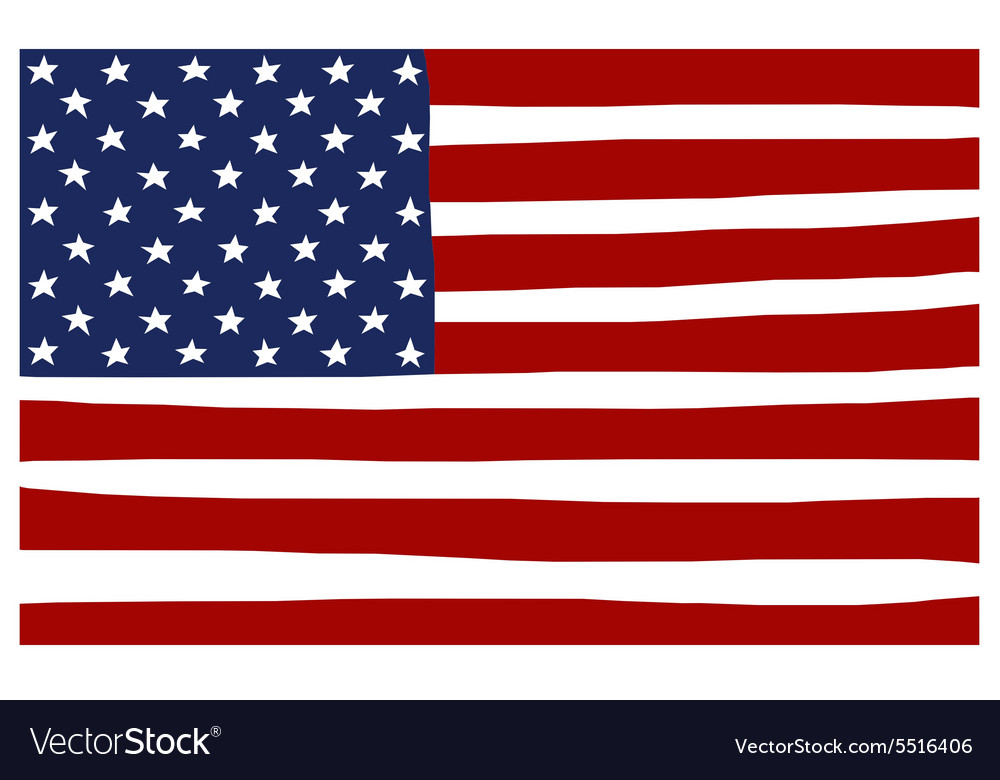 Sterne und Streifen Flagge