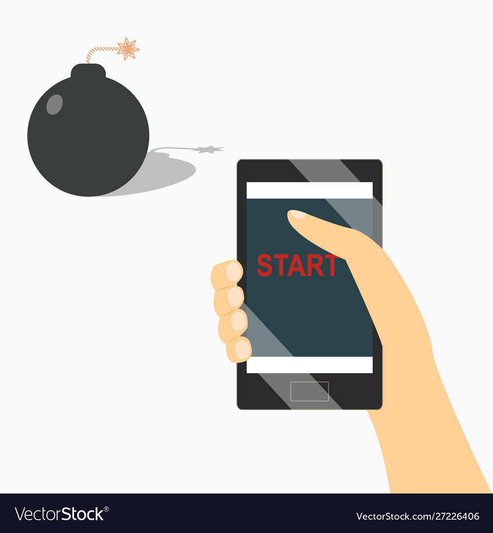 Start a bomb from phone design