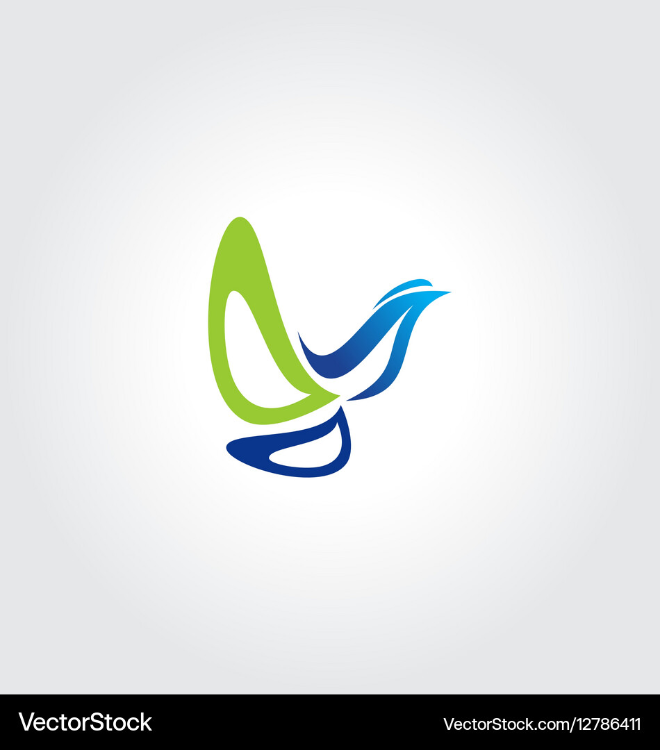 Abstract leaf logo Royalty Free Vector Image - VectorStock