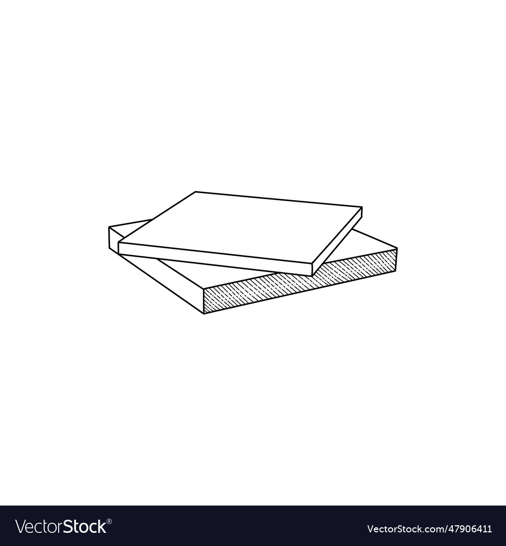 Board table line simple furniture design element