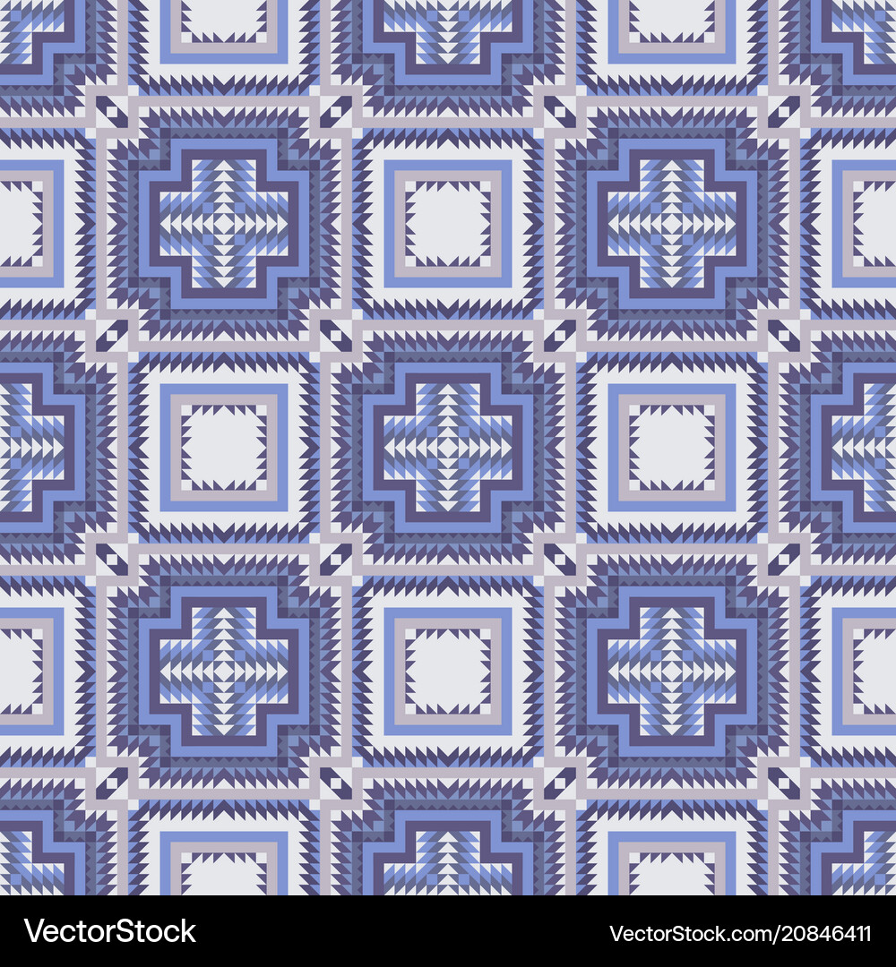 Ethnic geometric seamless pattern Royalty Free Vector Image