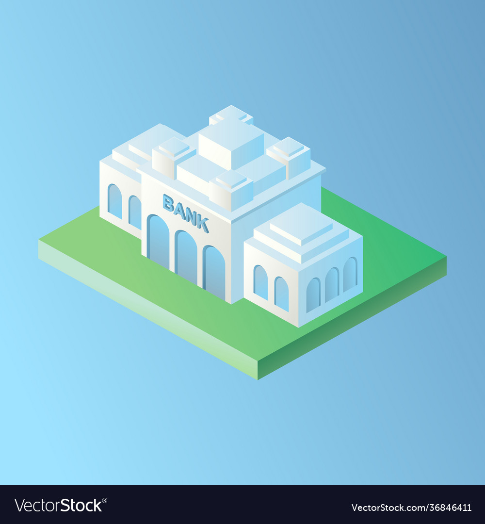 Isolated image in isometric style vector image Isolated image in isometric style
