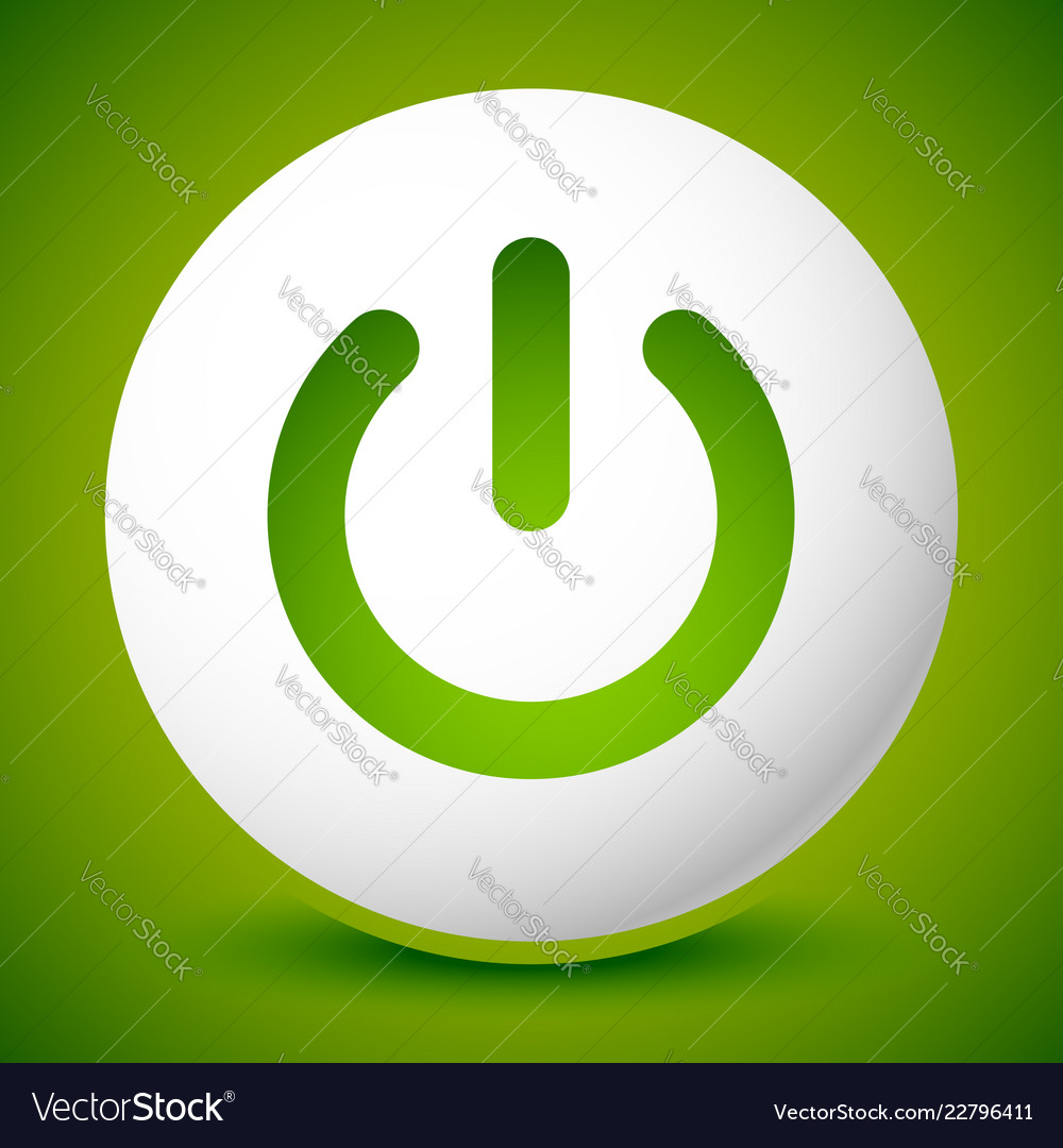 Power button symbol graphics eps10