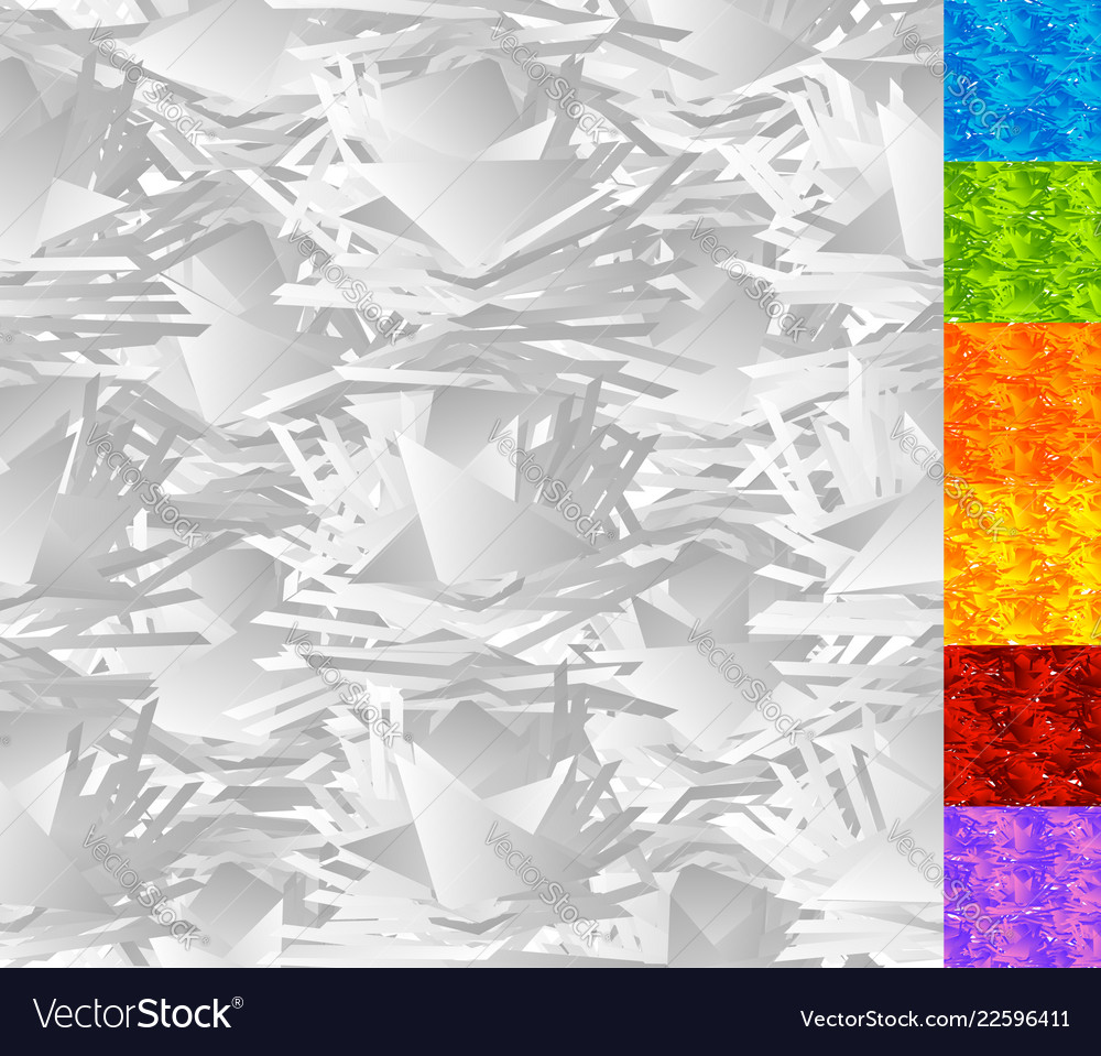 Random pattern chaotic rough texture set of 7 Vector Image Random pattern chaotic rough texture set of 7