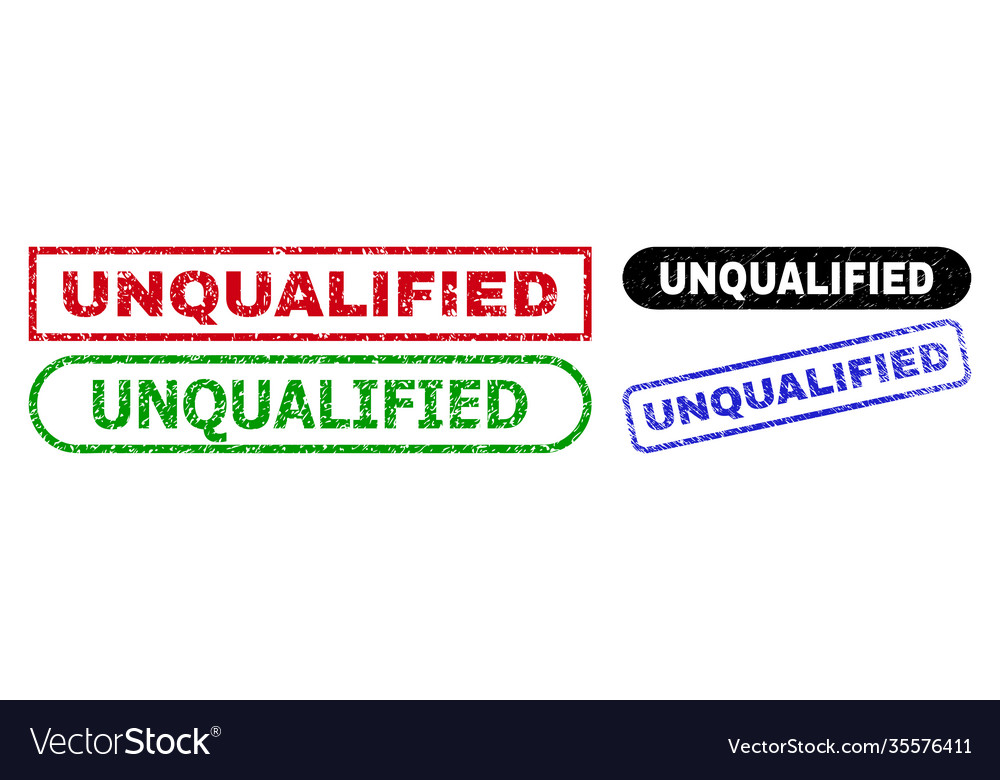 Unqualified rectangle seals using distress style