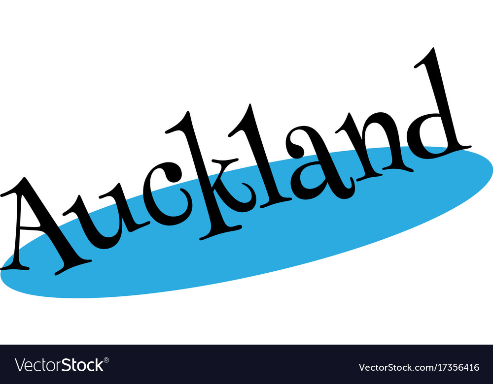 Auckland rubber stamp Royalty Free Vector Image
