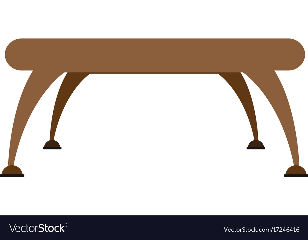 Brown table platform stand template for object