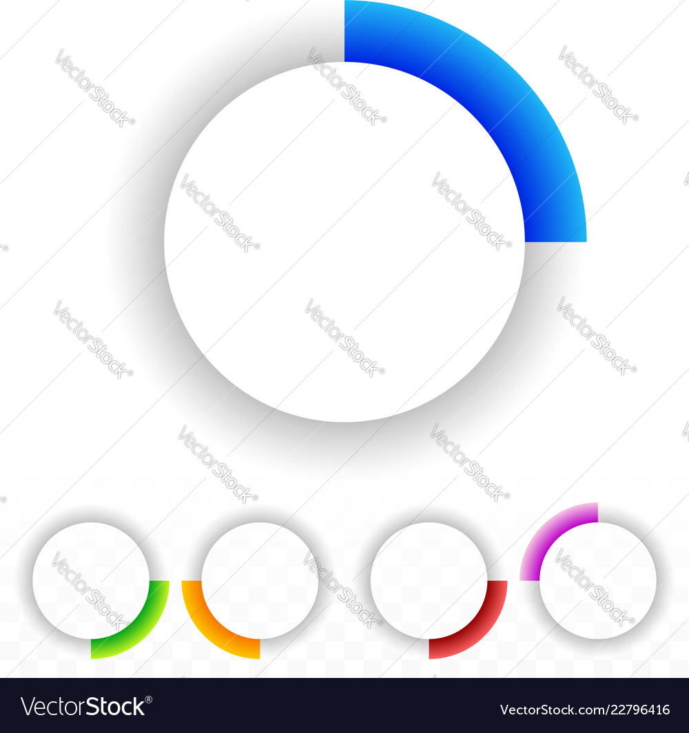 Circular preloader buffer symbol or general vector image Circular preloader buffer symbol or general