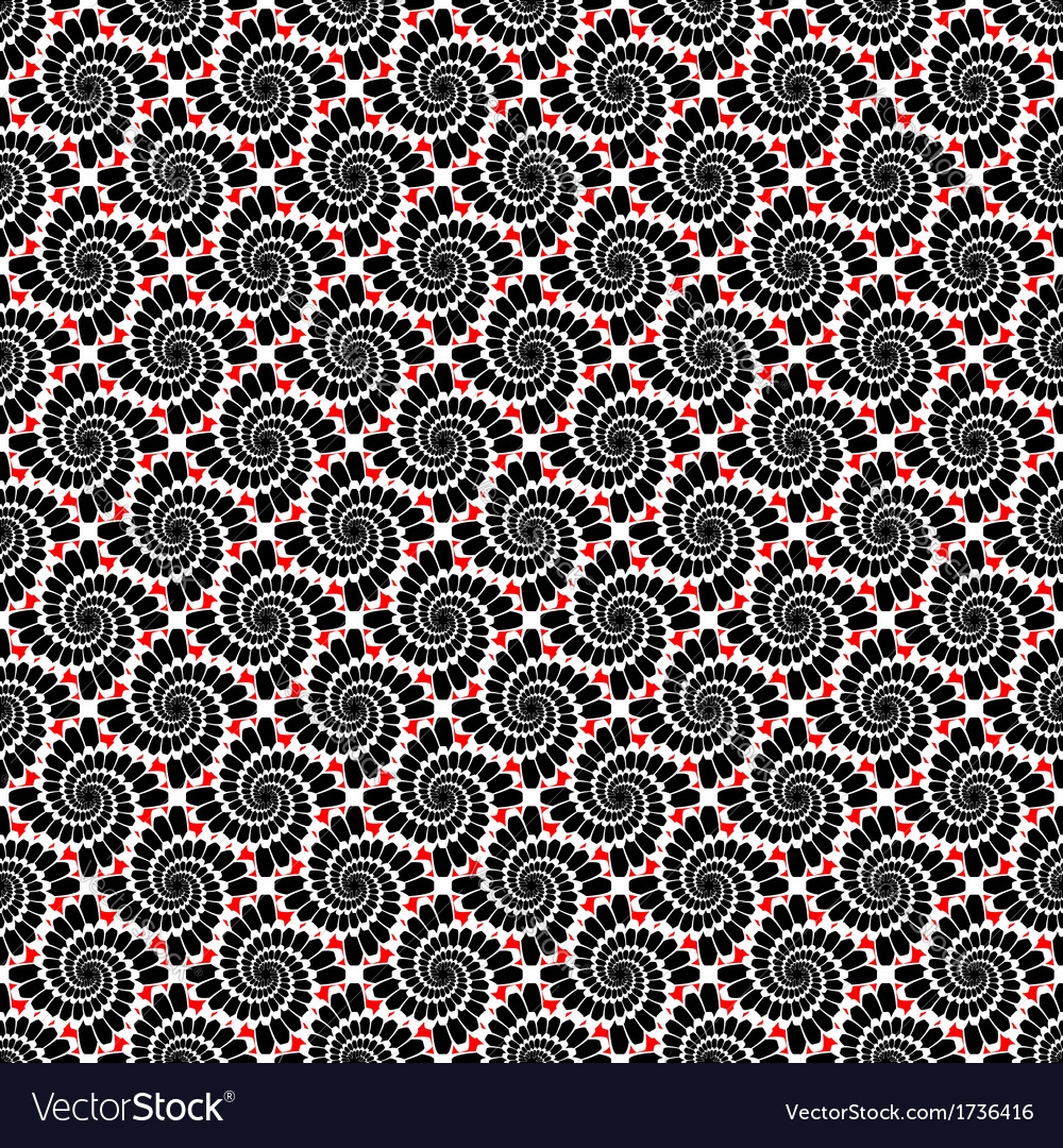 Design seamless diagonal spiral pattern