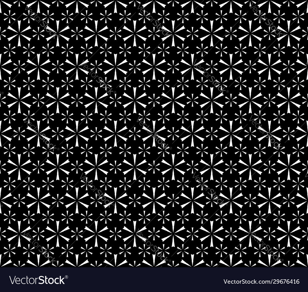Geometric Snowflake Pattern