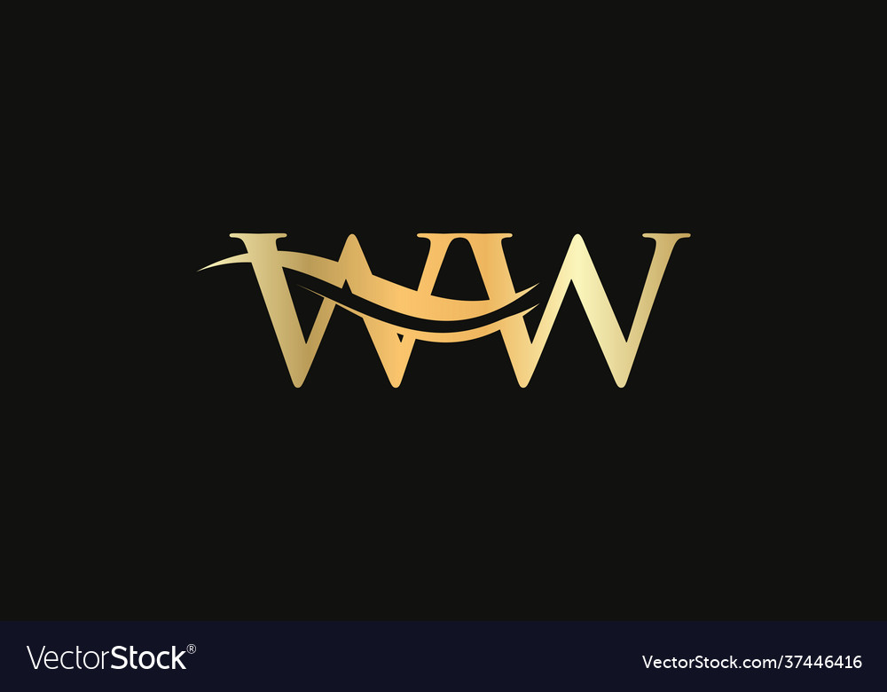 Initial letter ww linked logo for business