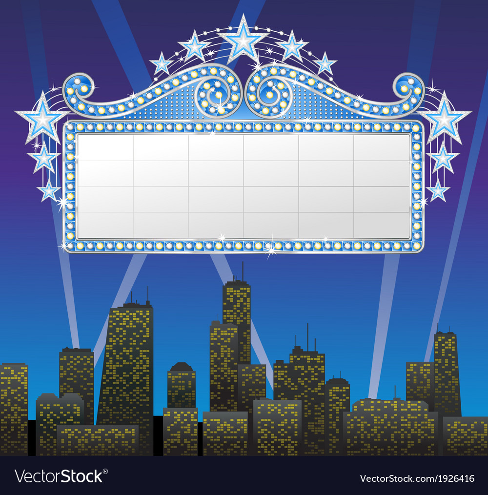 Marquee banner Royalty Free Vector Image - VectorStock