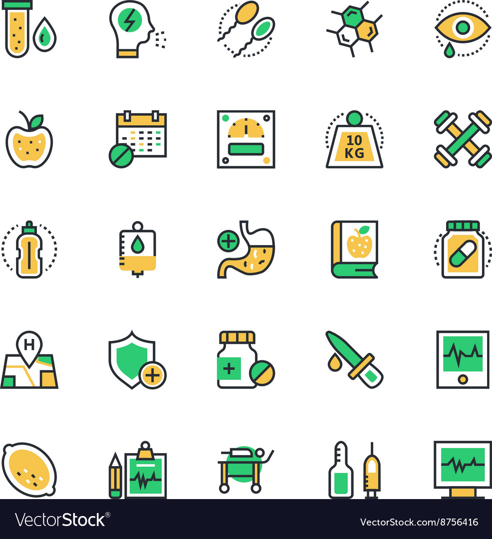 Medical and health icons 2