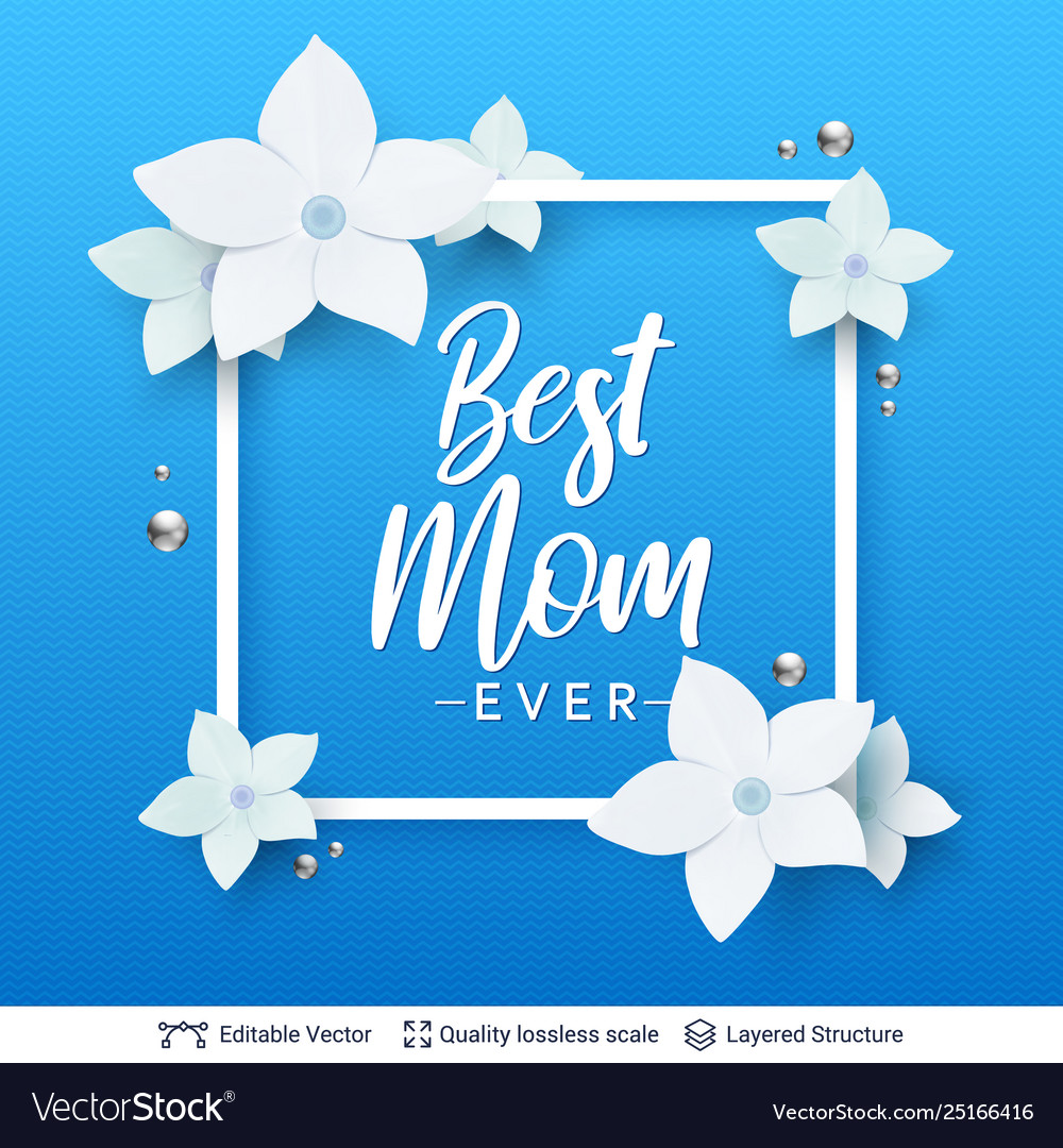 Mother day greeting card banner template Vector Image Pertaining To Sweet 16 Banner Template