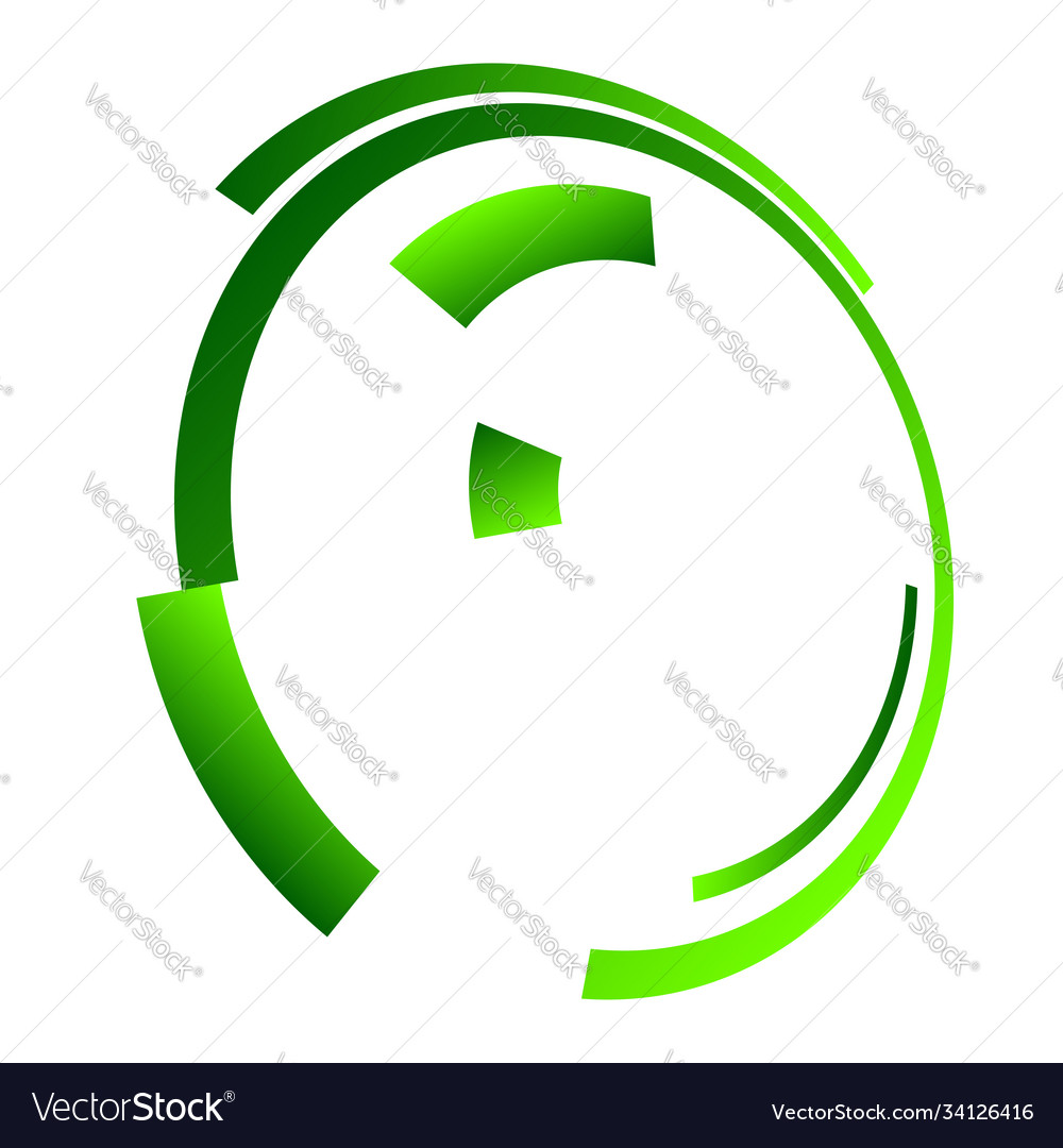 Sci-fi concentric geometric ring circle ui gui vector image Sci-fi concentric geometric ring circle ui gui