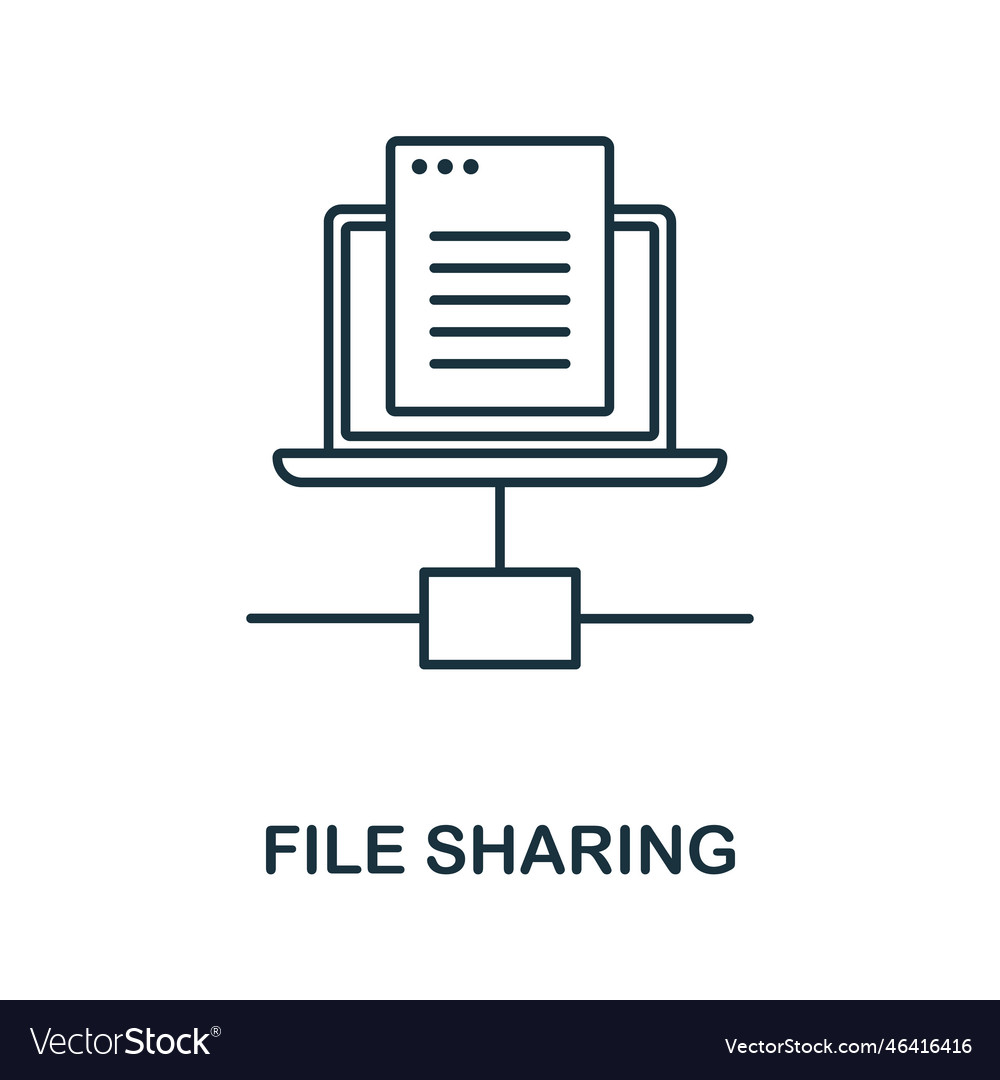 Software bug line icon simple element from vector image Software bug line icon simple element from