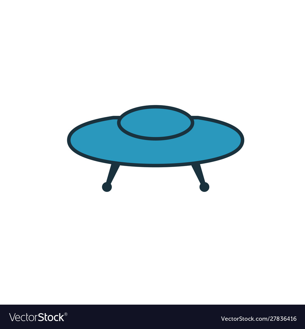 Ufo icon simple element from space icons
