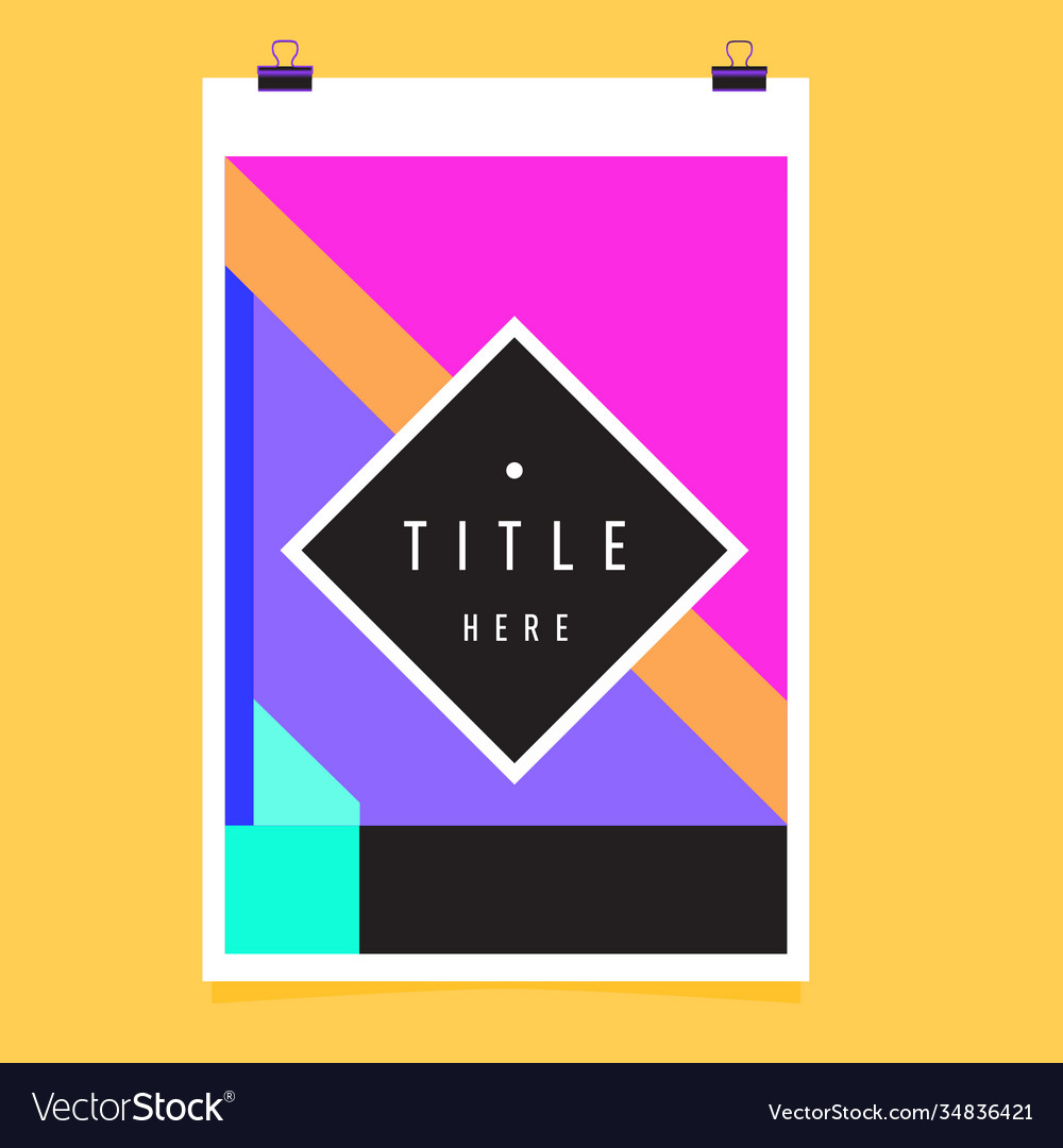 Abstract colorful geometric pattern background Vector Image Abstract colorful geometric pattern background