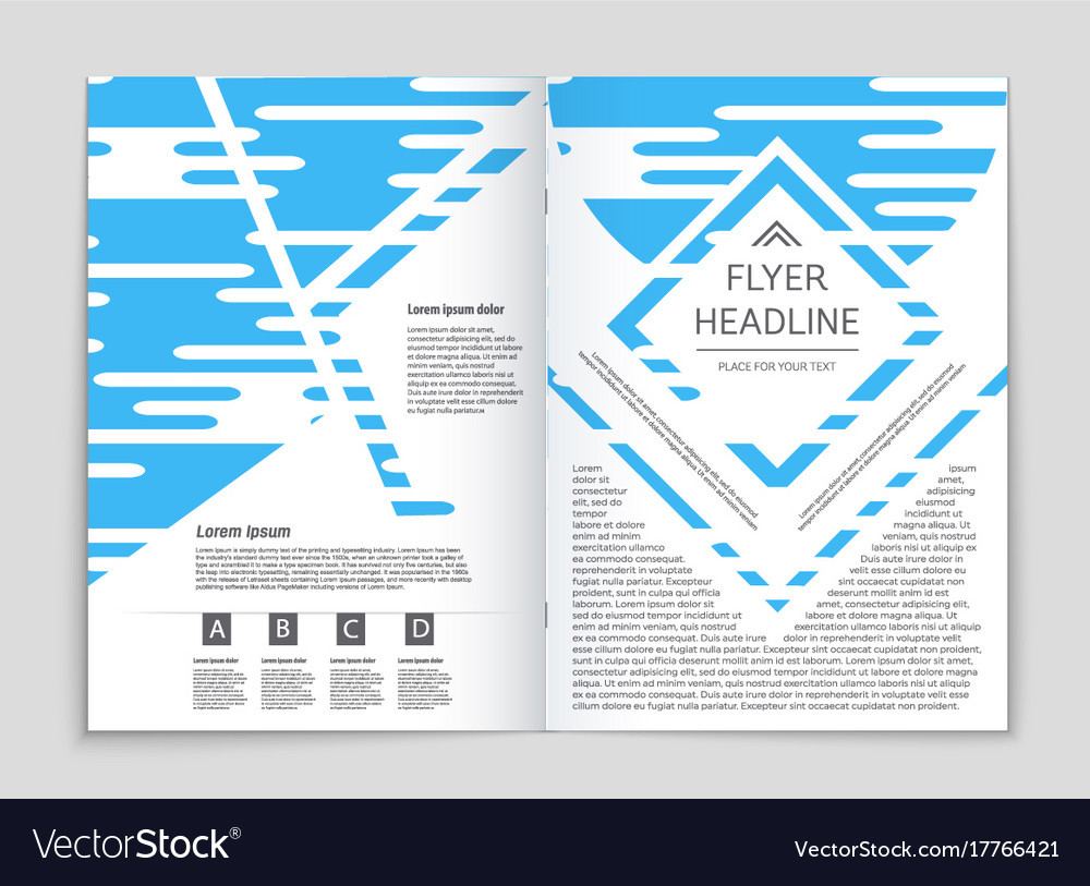 Abstract layout background set for art