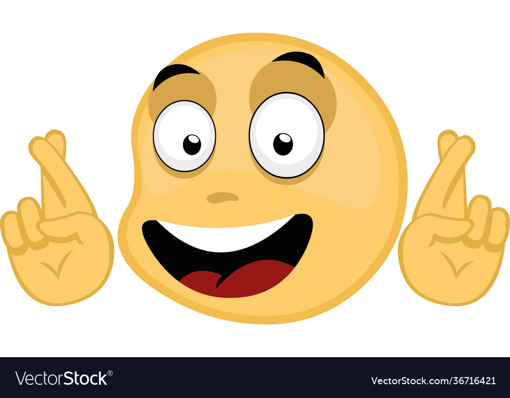 Emoticon luck Royalty Free Vector Image - VectorStock